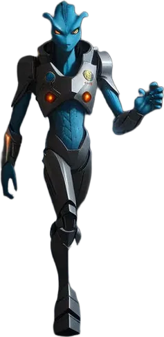 Blue Youllian military guard